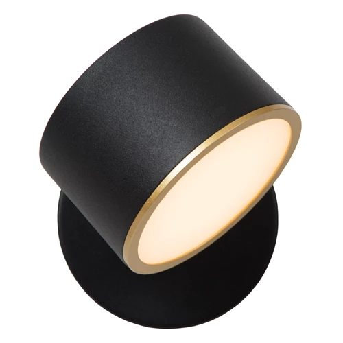 Lucide GIAN - Wall light - LED Dim. - 1x9W 2700K - Black - detail 1